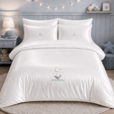 Dreamy Whale Embroidered Bedding Set - The Linen House