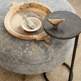 Duke Round Metal Accent Table - The Linen House