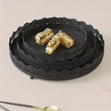 Elegant Lace Display Tray Set