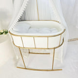 ELEGANT BABY CRADLE BASSINET - The Linen House