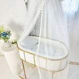 ELEGANT BABY CRADLE BASSINET - The Linen House
