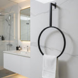 Elegant Circular Towel Ring Holder - The Linen House