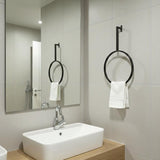 Elegant Circular Towel Ring Holder - The Linen House