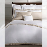 Elegant Cotton Border Duvet Cover - The Linen House