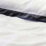 Elegant Cotton Border Duvet Cover - The Linen House