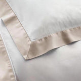 Elegant Cotton Border Duvet Cover - The Linen House