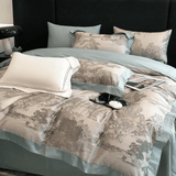 Elegant Pastoral Toile Printed Duvet Set - Western Style Printed Bedding - The Linen House