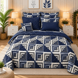 Elegant Sleep Printed Bedspread Set – 7 Pcs - The Linen House
