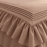Elegant Triple Border Ruffled Duvet Set - The Linen House