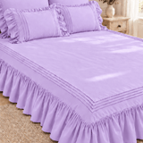 Elegant Triple Border Ruffled Duvet Set - The Linen House