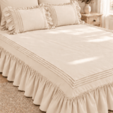 Elegant Triple Border Ruffled Duvet Set - The Linen House