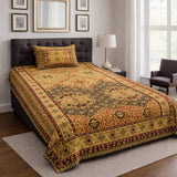 Elegant Vintage - Style bedsheet/Multani - The Linen House