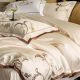 Elegant Vintage Style Embroidery Duvet Set - The Linen House