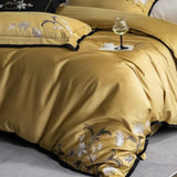 Elegant Vintage Style Embroidery Duvet Set - The Linen House