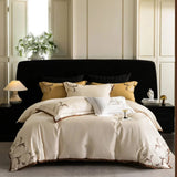 Elegant Vintage Style Embroidery Duvet Set - The Linen House