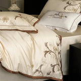 Elegant Vintage Style Embroidery Duvet Set - The Linen House