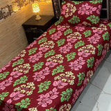 Elegant Warm Tone Print Bedsheet – Single Size (Pack of 2) - The Linen House