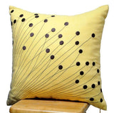 Embroidered Cushion Cover - The Linen House