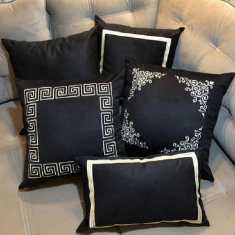 Embroidered Cushion Cover (pack of 5) - The Linen House
