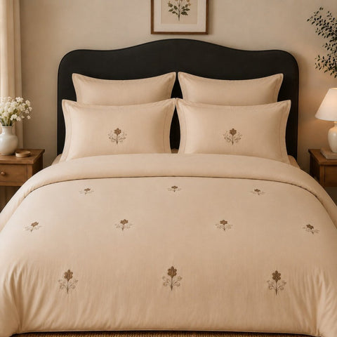Embroidered Premium Bedding Set - The Linen House