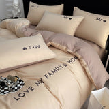 Embroidery Duvet Set (Love My Family & Home) - The Linen House