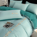 Embroidery Duvet Set (Love My Family & Home) - The Linen House