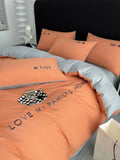 Embroidery Duvet Set (Love My Family & Home) - The Linen House