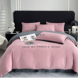 Embroidery Duvet Set (Love My Family & Home) - The Linen House