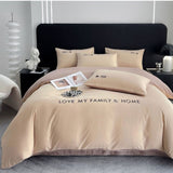 Embroidery Duvet Set (Love My Family & Home) - The Linen House