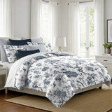 Fine Linens Tree Top Sky Printed Bedding Duvet Set - The Linen House