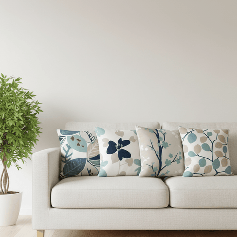 Floral Botanical Cushion Covers (Pack of 4) - The Linen House
