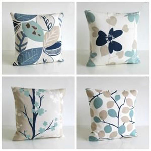 Floral Botanical Cushion Covers (Pack of 4) - The Linen House