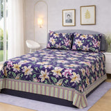Floral Fantasy Print Bedsheet Set - The Linen House