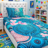 Floral Mandala Bedding Set for Kids - The Linen House