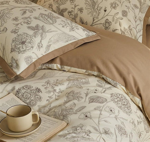 Floral Print Bedding Duvet Set - The Linen House