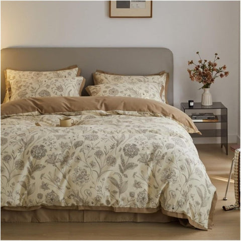 Floral Print Bedding Duvet Set - The Linen House