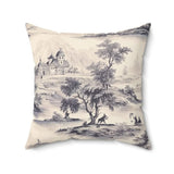 Floral Toile Throw Pillow – Spring Decor Collection - The Linen House