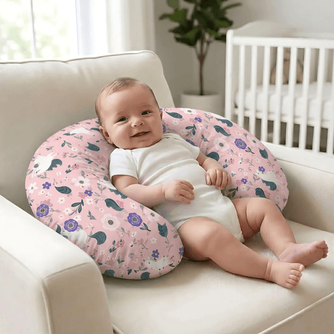 Floral Unicorn Nursing Pillow - The Linen House