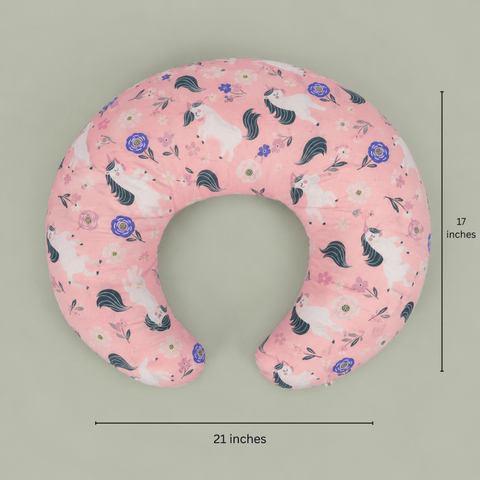 Floral Unicorn Nursing Pillow - The Linen House