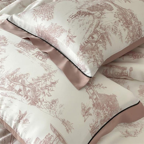 Flourish Printed Bedding Duvet Set - The Linen House