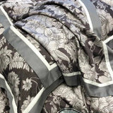 Flowers & Leaves Soft Fabric Printed Bedding Duvet Set – Cozy & Stylish - The Linen House