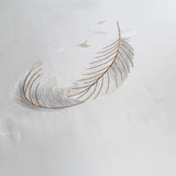 Flying Feather Embroidery Duvet Set - The Linen House