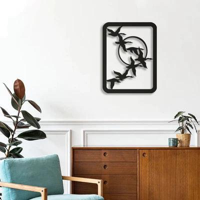 Flying Swan Metal Wall Decor - The Linen House