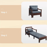 Foldable Lounge Sofa Bed for Home Comfort - The Linen House
