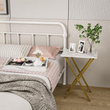 Folding Tables with Removable Serving Tray - The Linen House