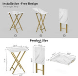 Folding Tables with Removable Serving Tray - The Linen House