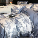 Forest Plants Leopard Printed Duvet Set - The Linen House