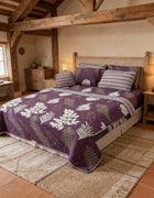 Bold Stripes 7Pc Cotton Printed Bedspread Set