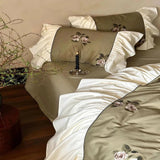 French - style Rose Digital Print Duvet Set - The Linen House
