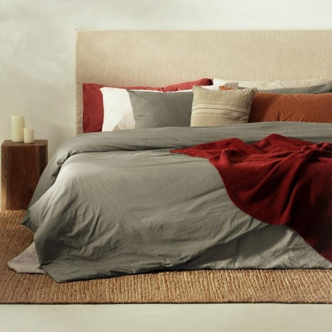 Plain Dyed Duvet Set - The Linen House
